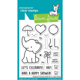 Elephant Parade Add-On - Lawn Fawn Clear Stamps 3"X4"