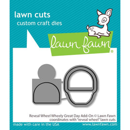 Reveal Wheel: Wheely Great Day Add-On - Lawn Fawn Craft Die