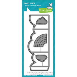 Platform Pop-Up Cloud Wrap Around - Lawn Fawn Craft Die