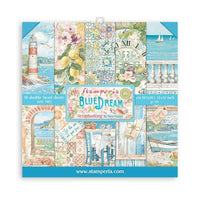 Blue Dream, 10 Designs/1 Each - Stamperia Double-Sided Paper Pad 12"X12" 10/Pkg