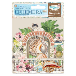 Blue Dream - Stamperia Cardstock Ephemera Adhesive Paper Cut Outs