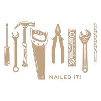 Toolbox Essentials- Nailed It! - Spellbinders Glimmer Hot Foil Plate By Nancy McCabe