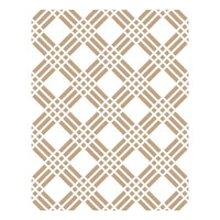 Toolbox Essentials- Tic Tac Toe Plaid - Spellbinders Glimmer Hot Foil Plate By Nancy McCabe