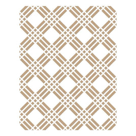 Toolbox Essentials- Tic Tac Toe Plaid - Spellbinders Glimmer Hot Foil Plate By Nancy McCabe