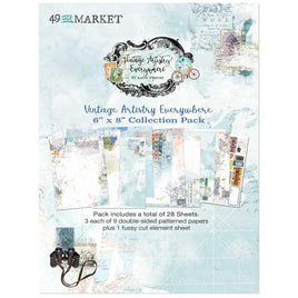 Vintage Artistry Everywhere 49 And Market Collection Pack 6"X8"