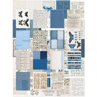 Color Swatch: Inkwell - 49 And Market Collage Sheets 6"X8" 40/Pkg