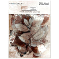 Color Swatch: Toast Acetate Leaves  49 and Market
