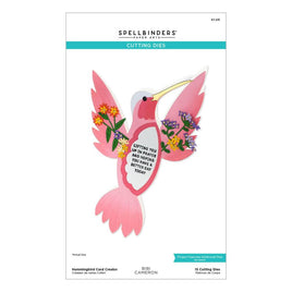 Hummingbird Card Creator - Spellbinders Etched Dies By Bibi Cameron