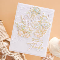 Under The Sea By Dawn Woleslagle - Spellbinders Glimmer Hot Foil Plate & Die