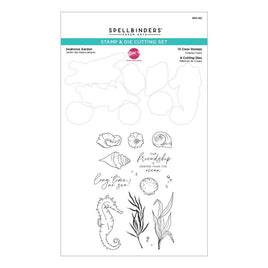 Seahorse Garden By Dawn Woleslagle - Spellbinders Stamp & Die Set