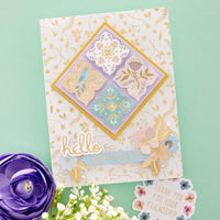 Floral Friendship - Spellbinders Paper Pad 6"X6"