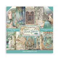 Magic Forest, 10 Designs/1 Each - Stamperia Double-Sided Paper Pad 8"X8" 10/Pkg