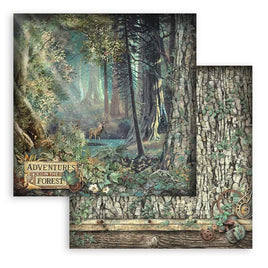 Magic Forest Adventure Forest - Stamperia Double-Sided Cardstock 12"X12"