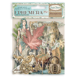 Magic Forest - Stamperia Cardstock Ephemera Adhesive Paper Cut Outs