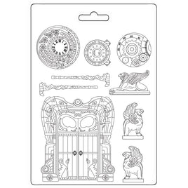 Magic Forest Door & Elements - Stamperia Soft Maxi Mould 8.5"X11.5"