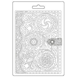 Magic Forest Book Pattern - Stamperia Soft Maxi Mould A5