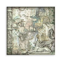 Magic Forest - Stamperia Polyester Fabric 12"X12" 4/Pkg