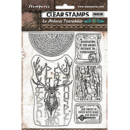 Magic Forest Deer - Stamperia Clear Stamps