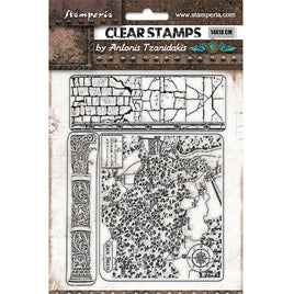 Magic Forest Bricks - Stamperia Clear Stamps