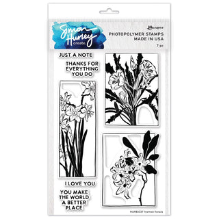 Framed Florals - Simon Hurley create. Clear Stamps 6