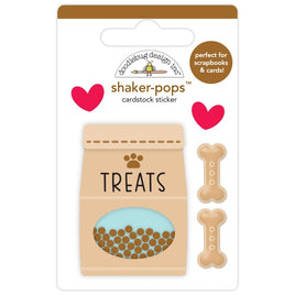 Doggie Treats - Doodlebug Shaker-Pops 3D Stickers