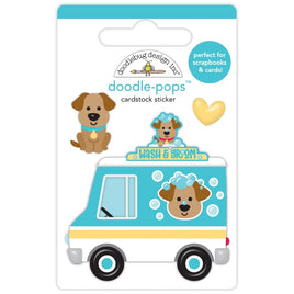 Wash Wagon - Doodlebug Doodle-Pops 3D Stickers