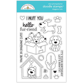 Doggone Cute - Doodlebug Clear Doodle Stamps