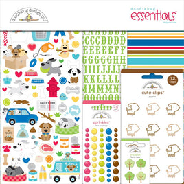 Doggone Cute - Doodlebug Essentials Page Kit 12"X12"
