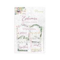Frames & Words - Precious Ephemera Cardstock Die-Cuts 12/Pkg