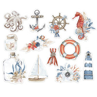 Elements - Sea La Vie Ephemera Cardstock Die-Cuts 12/Pkg