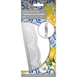 Delicate Lace Border - Crafter's Companion Mediterranean Dreams Die