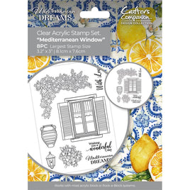 Mediterranean Window - Crafter's Companion Mediterranean Dreams Stamp