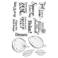 Live Your Zest Life - Crafter's Companion Mediterranean Dreams Stamps & Die