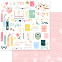 Book Lover - Memory Place Double-Sided Paper Pack 6"X6" 24/Pkg