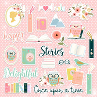 Book Lover Ephemera Cardstock Die-Cuts 24/Pkg