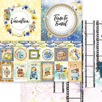 Bon Voyage - Memory Place Double-Sided Paper Pack 6"X6" 24/Pkg