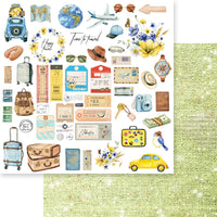 Bon Voyage - Memory Place Double-Sided Paper Pack 6"X6" 24/Pkg