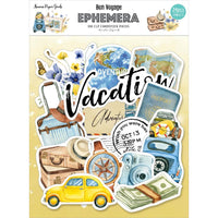 Bon Voyage Ephemera Cardstock Die-Cuts 24/Pkg