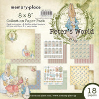 Peter's World - Memory Place Double-Sided Paper Pack 8"X8" 18/Pkg