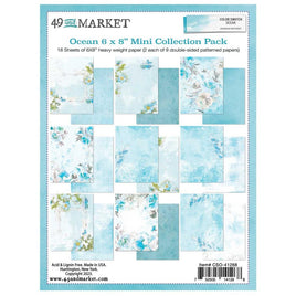 Color Swatch: Ocean - 49 And Market Mini Collection Pack 6"X8"