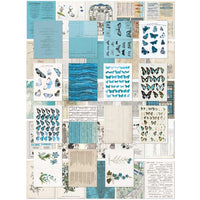 Color Swatch: Ocean - 49 And Market Collage Sheets 6"X8" 40/Pkg