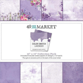 Color Swatch: Lavender - 49 And Market Collection Pack 12"X12"