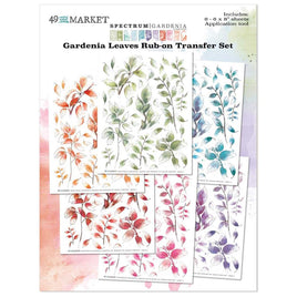 Leaves - Spectrum Gardenia Rub-Ons 6"X8" 6/Sheets