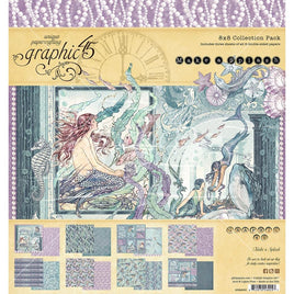 Make A Splash - Graphic 45 Double-Sided Paper Pad 8"X8" 24/Pkg