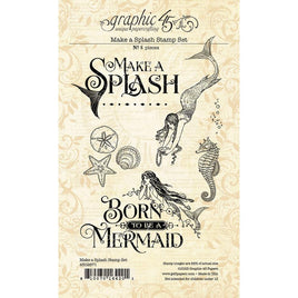 Graphic 45 Make A Splash Stamp Set