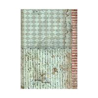 Alice - Stamperia Assorted Rice Paper Backgrounds A6 8/Sheets
