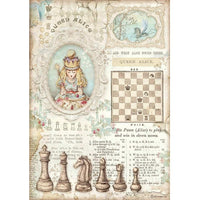 Alice - Stamperia Assorted Rice Paper A4 6/Sheets