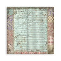 Alice - Stamperia Polyester Fabric 12"X12" 4/Pkg
