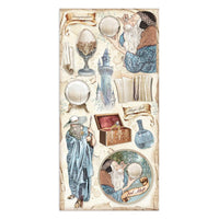 Vintage Library - Stamperia Collectables Double-Sided Paper 6"X12" 10/Pkg