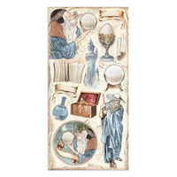 Vintage Library - Stamperia Collectables Double-Sided Paper 6"X12" 10/Pkg